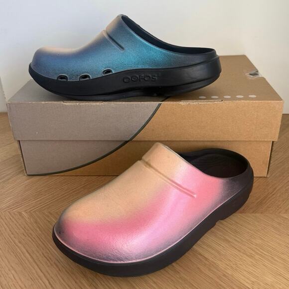 OOFOS OOCLOOG Luxe Horizon Unisex Clog Sandals- SZ Men 4- Women 6 - Picture 6 of 13